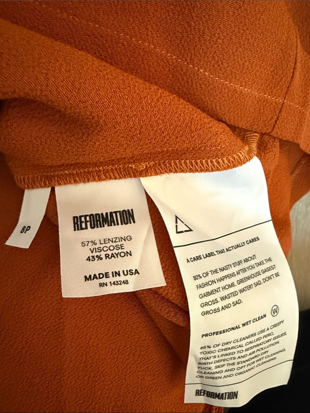 NWT Reformation Ruffle Dress - Picture 2 of 4